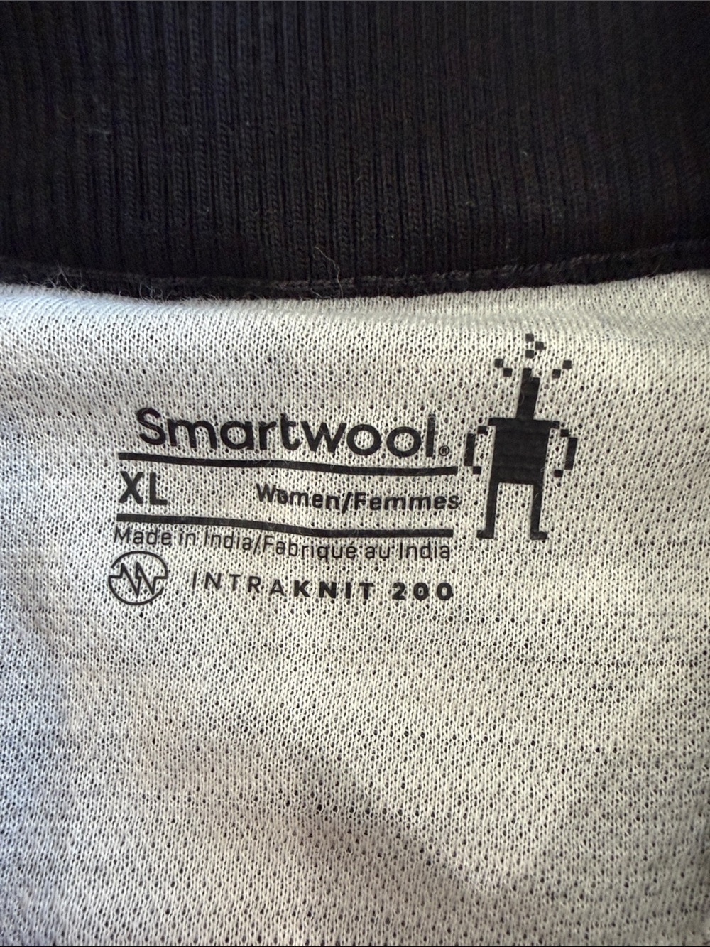 Smartwool intraknit thermal merino 1/4 zip base layer top womens - Picture 3 of 10